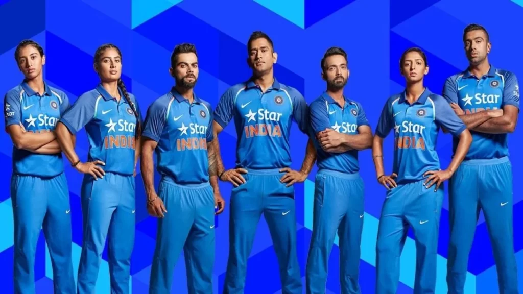 Indian Cricket Team Jersey Colour Fact in Marathi